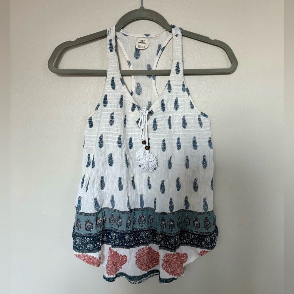 O’NEILL | boho racerback tank.